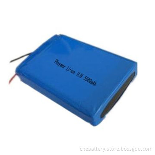 Rechargeable Lithium Battery Pack with 11.1V Voltage and 5,000mAh Capacity, for Toys, Solar Lamps